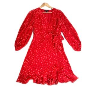 Banana Republic wrap mini cocktail dress Size 12 petite